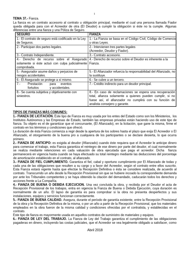 Fianzas y Reaseguros | PDF | Reaseguro | Seguro