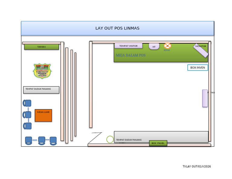 Lay Out Posko Linmas 01.01.2026 | PDF