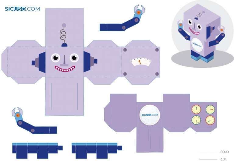 Robot Papercraft | PDF