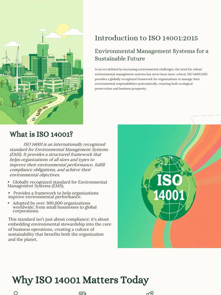 Lesson 3 Introduction To ISO 140012015 | PDF | Sustainability ...