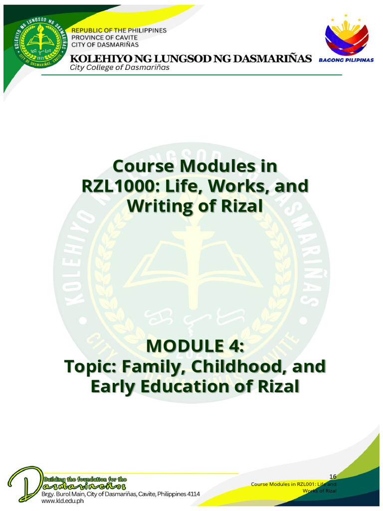 Rizal Module 4 | PDF | Philippines