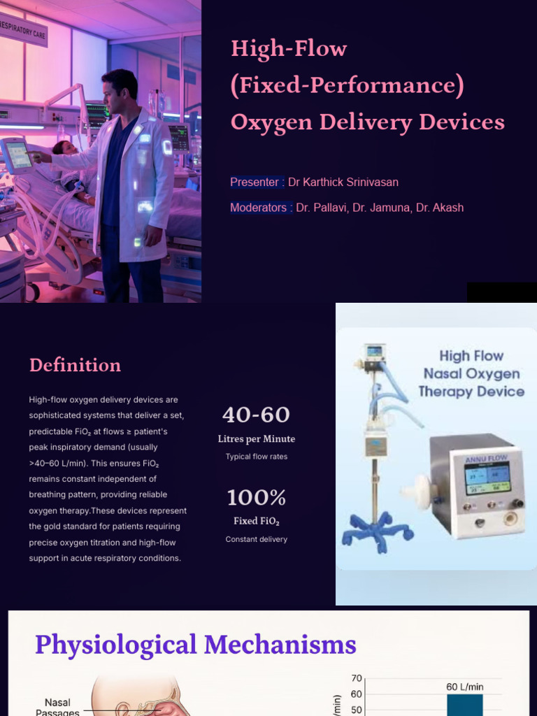 High-Flow (Fixed-Performance) Oxygen Delivery Device | PDF ...
