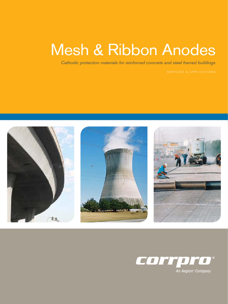 Corrpro - Mesh and Ribbon Anodes - A4 | PDF | Anode | Reinforced Concrete