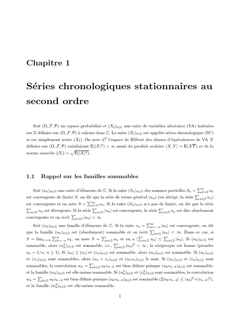 Poly SCH Chap1 | PDF | Mathématiques | Analyse mathématique