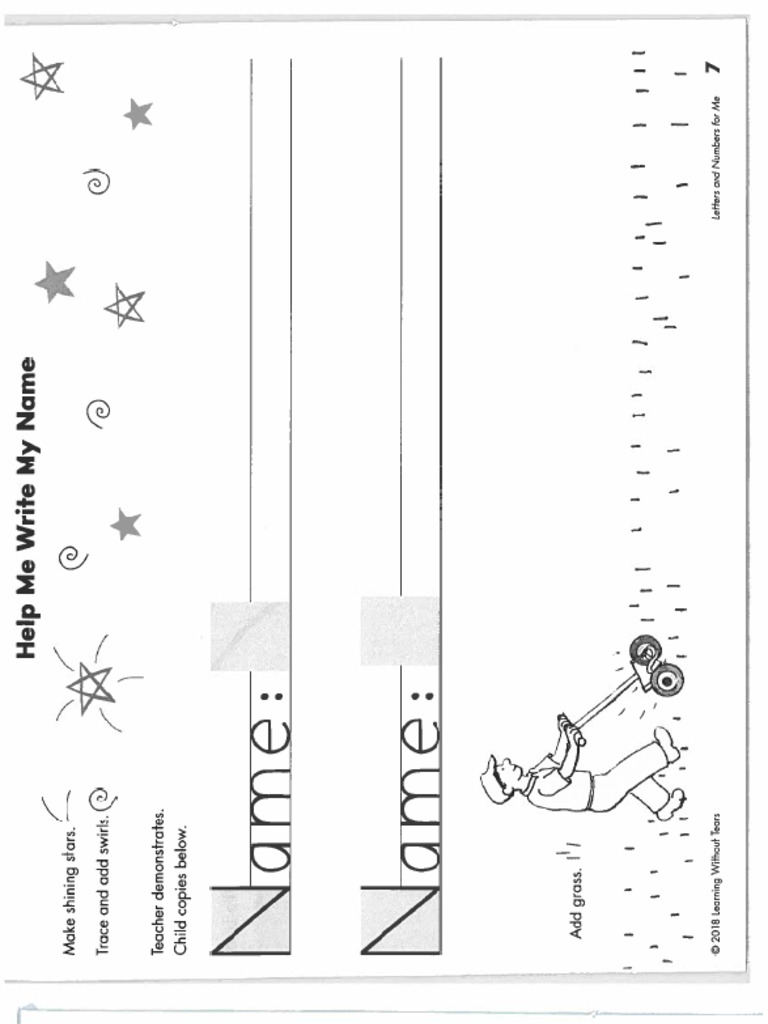 Handwriting Without Tears Letters Numbers | PDF