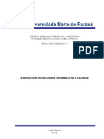 portfolio da UNOPAR sobre administração da informação