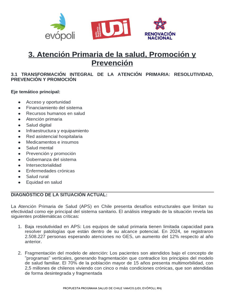 3 Aps CHV | PDF | Hospital | Cuidado de la salud