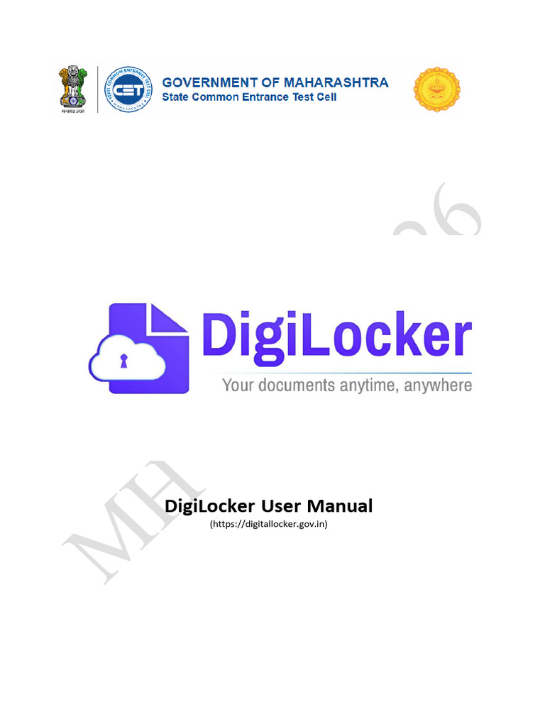 How To Create DIGILOCKER Account | PDF