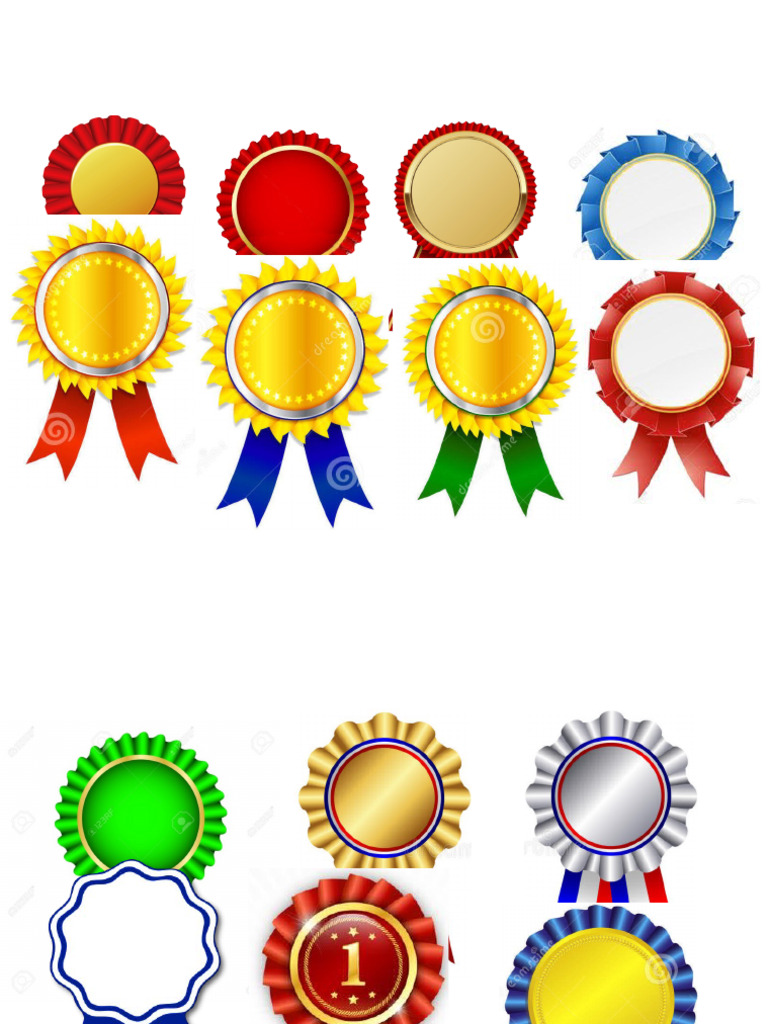Editable Blank Ribbon Heads | PDF