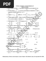 Maths Grade - 11 (Unit 3 & Unit 4) | PDF | Matrix (Mathematics ...