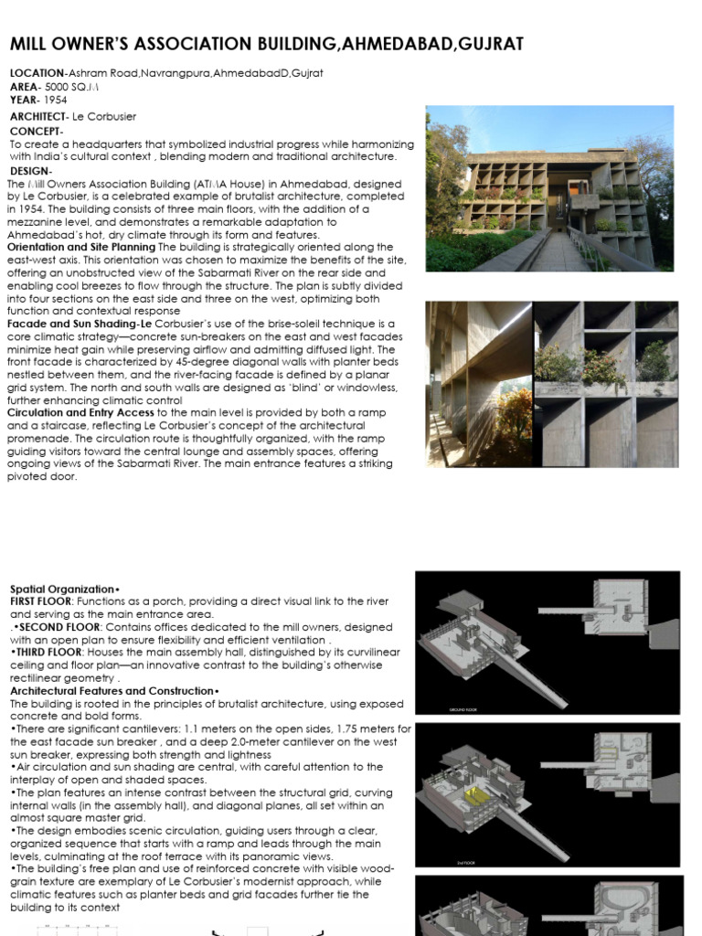 Mill Owners Association Building by SM | PDF | Architectural Design ...