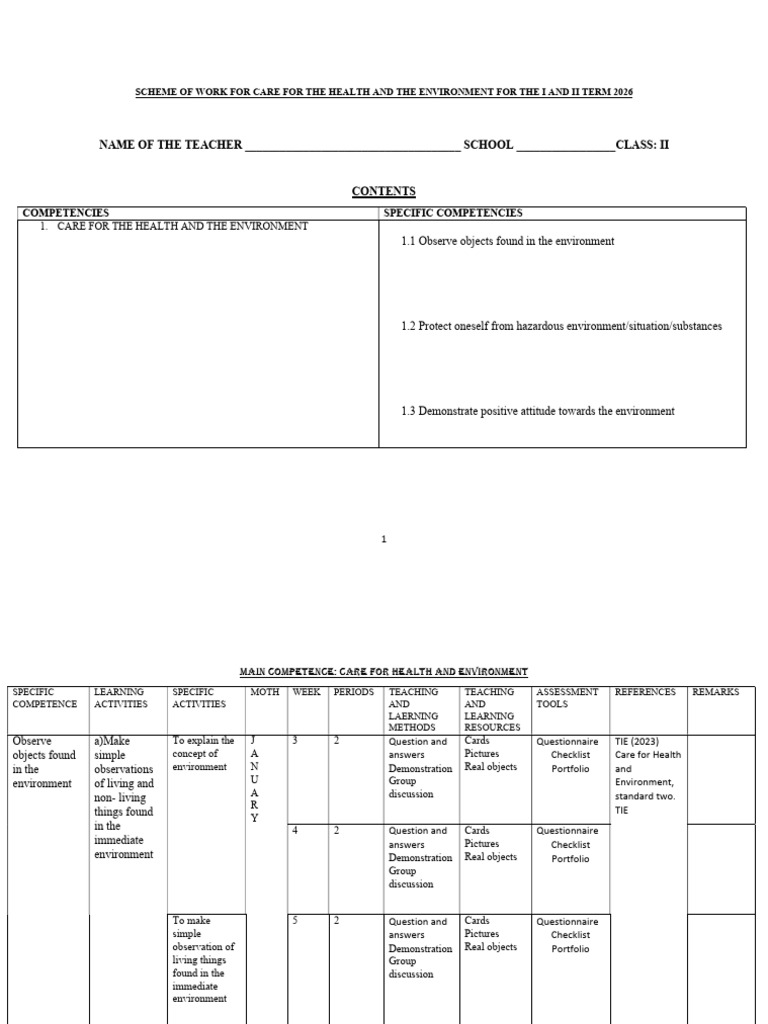 Schemes STD 1 and STD 2 New 2026 | PDF | Learning | Cognitive Psychology