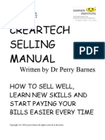 Creartech Selling Manual @