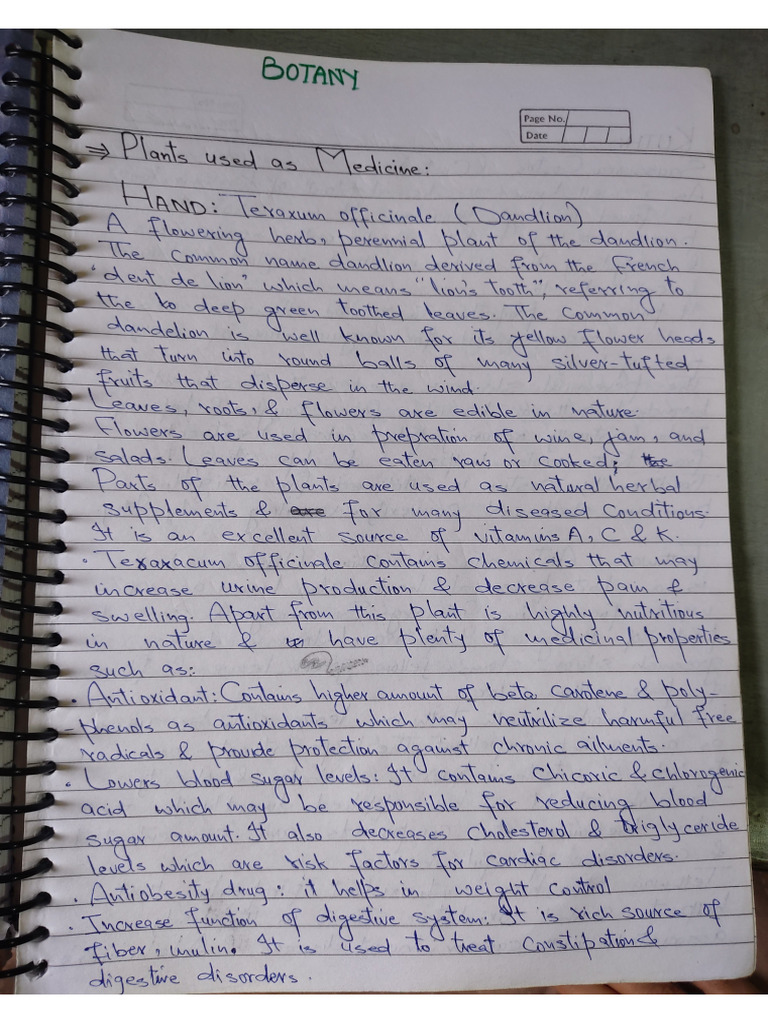 Botany MD Notes | PDF
