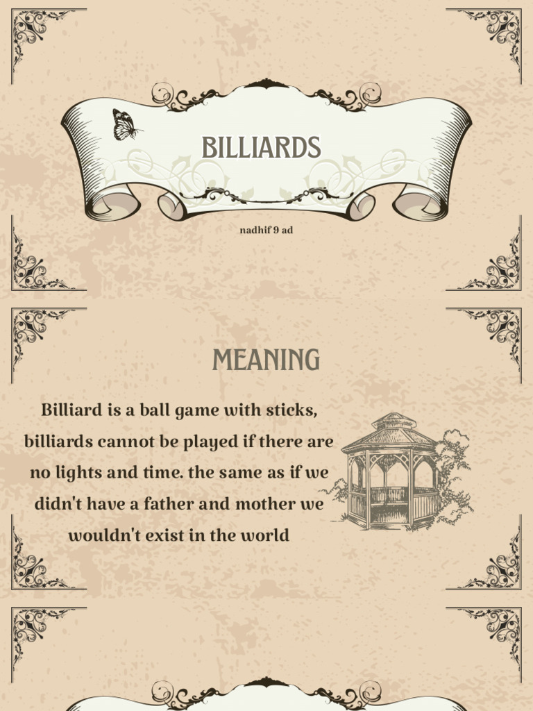Billiard | PDF