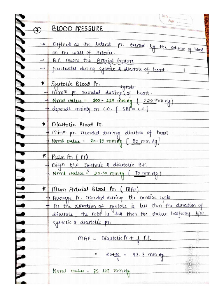 Blood Pressure | PDF