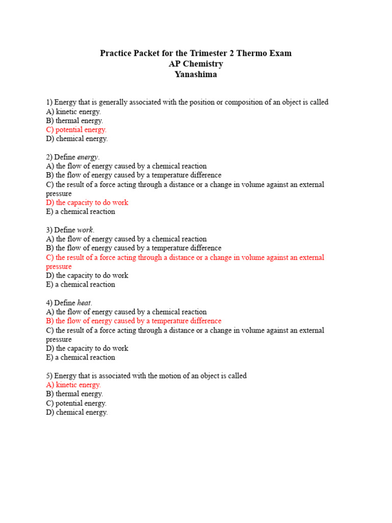 Practice Packet for Ch 6 Test 2022 (formatted, with answers).doc | PDF ...