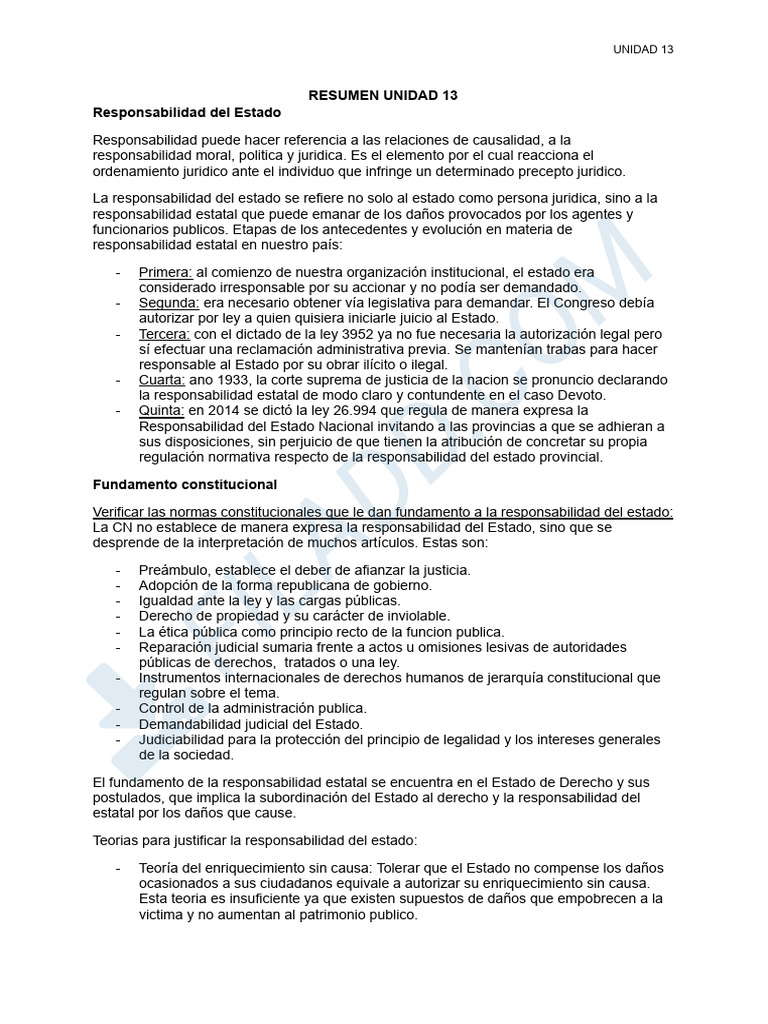 Resumen U13 | PDF | Auditoría | Justicia