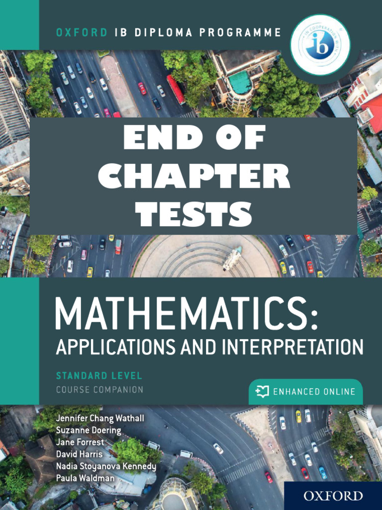 End of Chapter Tests DP AISL Oxford | PDF | Area | Volume
