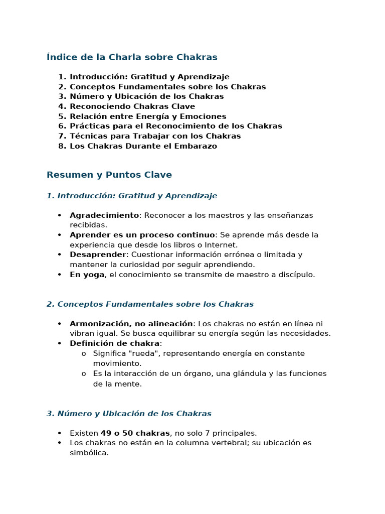 Introducción A Los Chakras Parte 1 | PDF | Las emociones | Chakra