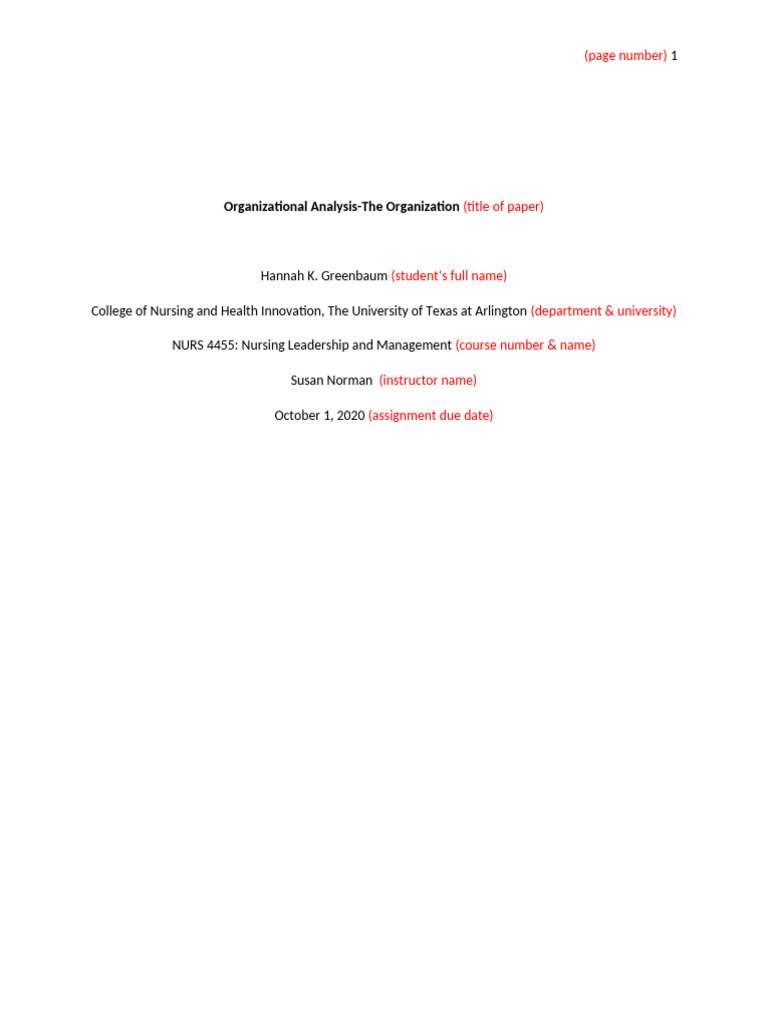 Sample Student APA Paper.7th Edition-2 | PDF