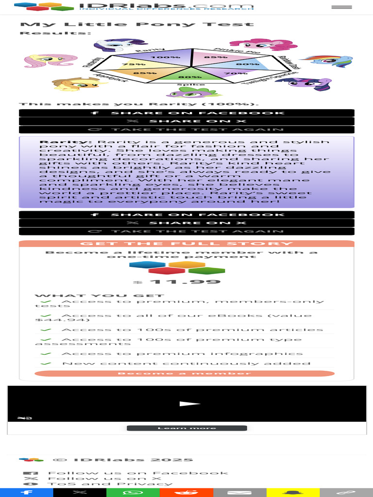 My Little Pony Test | PDF