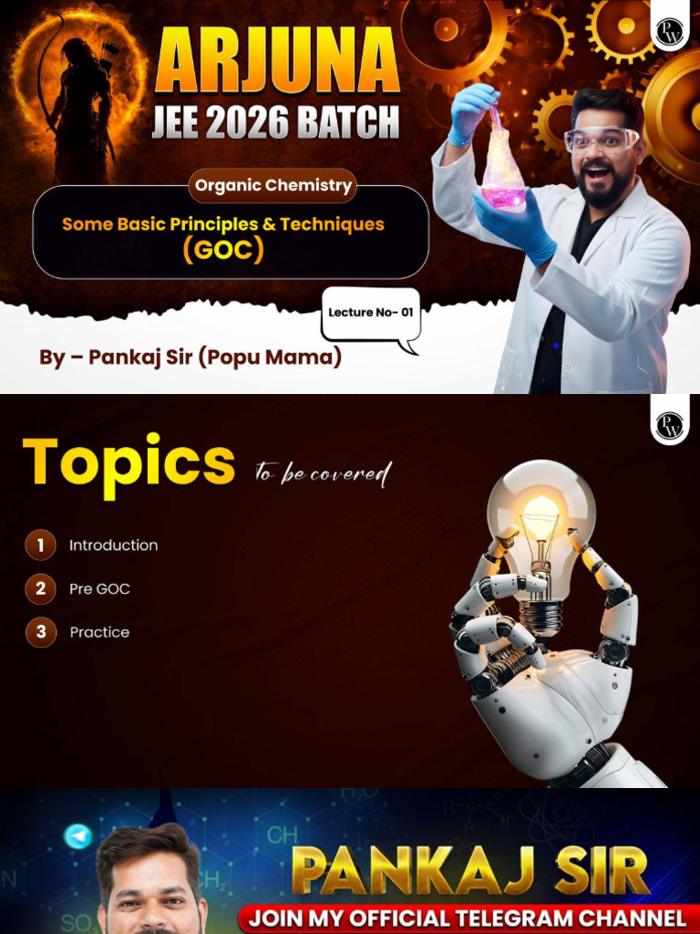 Some Basic Principles and Techniques (GOC) 01 _ Class Notes | PDF