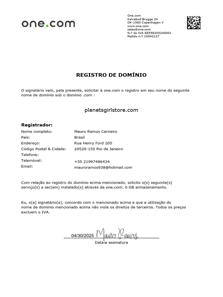 Form Signed | PDF