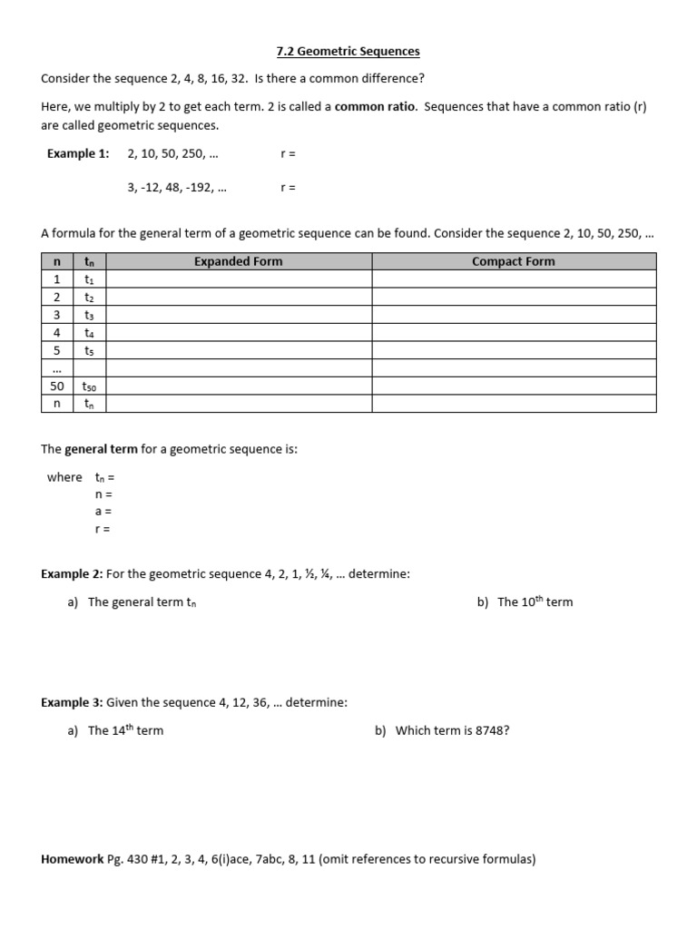 02a 7 2 Geometric Sequences Jan 2026 PDF 1