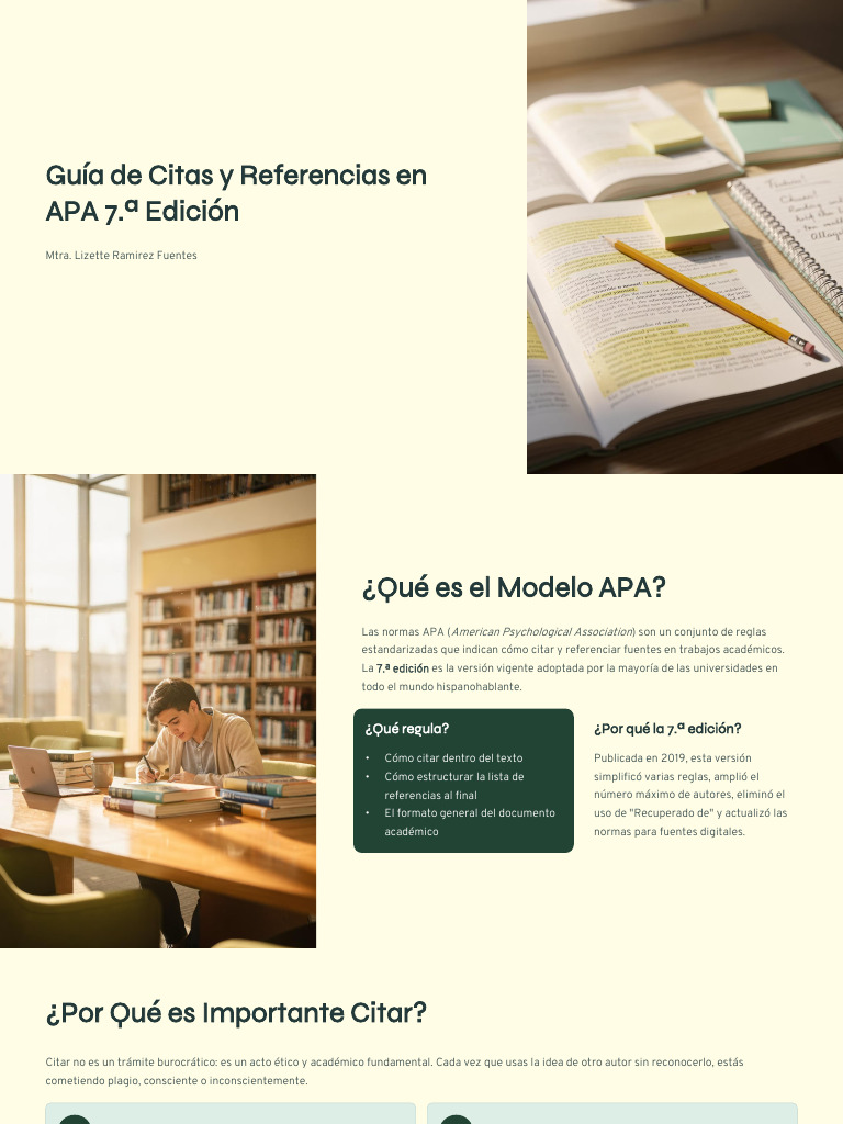 Guia de Citas y Referencias en APA 7a Edicion | PDF | Estilo apa