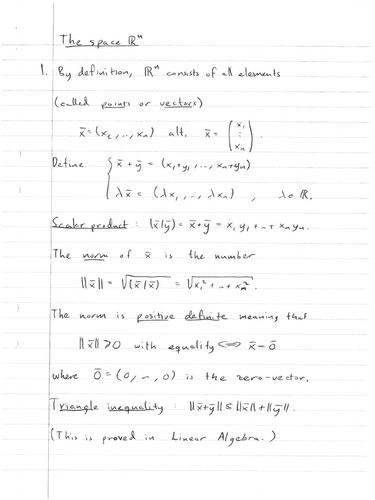 Multivariable Calculus Lecture - 1 | PDF