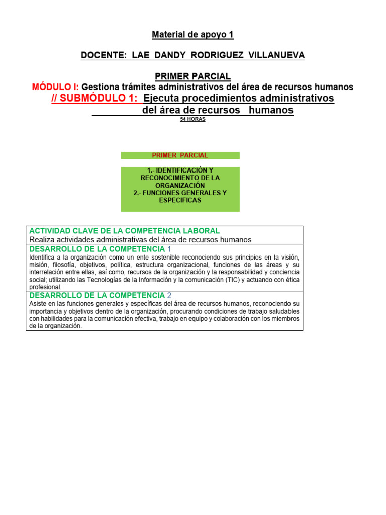 Submodulo 1 Ejecuta Procedimientos Actividades 123 | PDF | Business ...