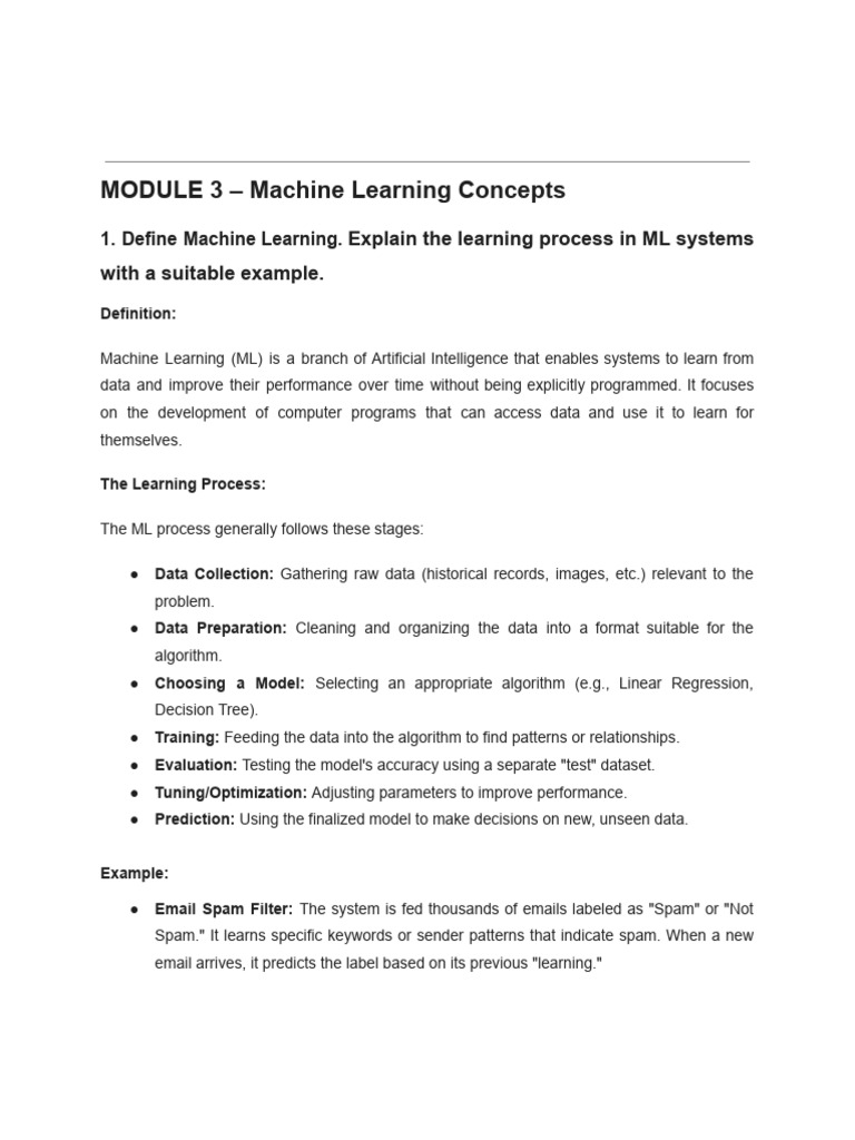 QB Answers | PDF | Support Vector Machine | Machine Learning