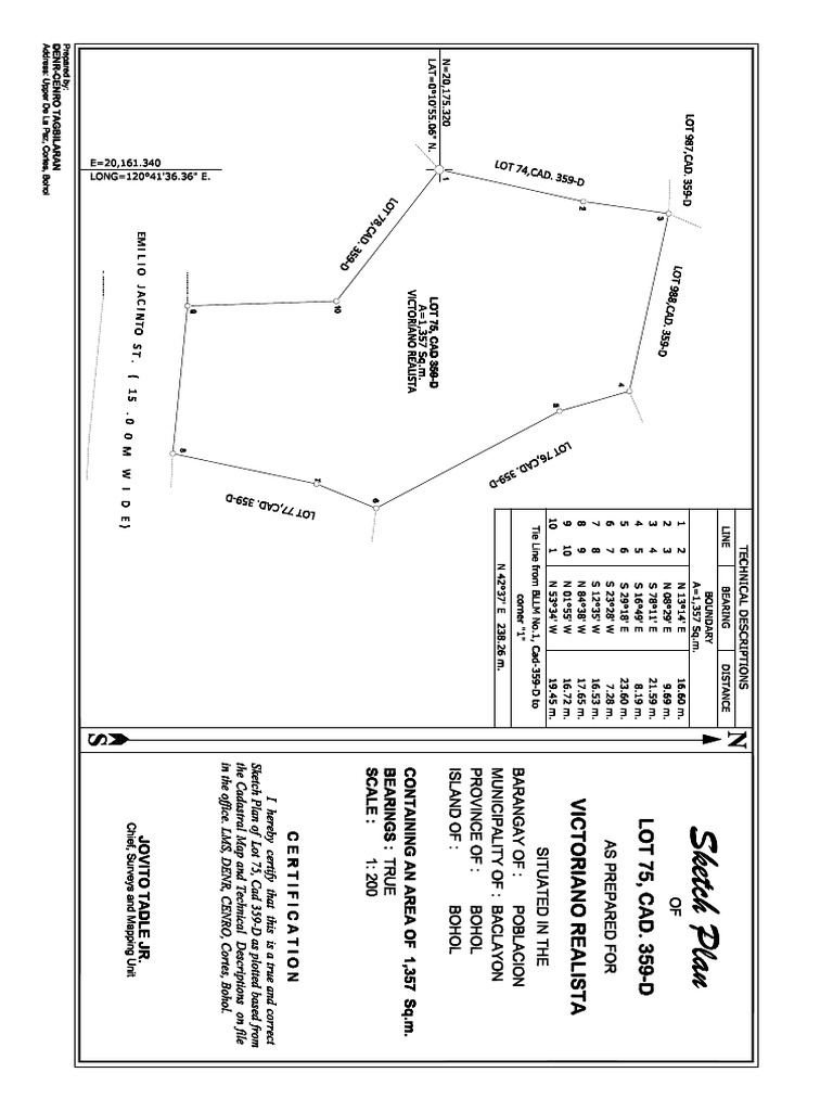 75 Sketch Plan-model | PDF