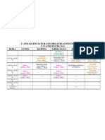 Horario Loi 2º C 2012