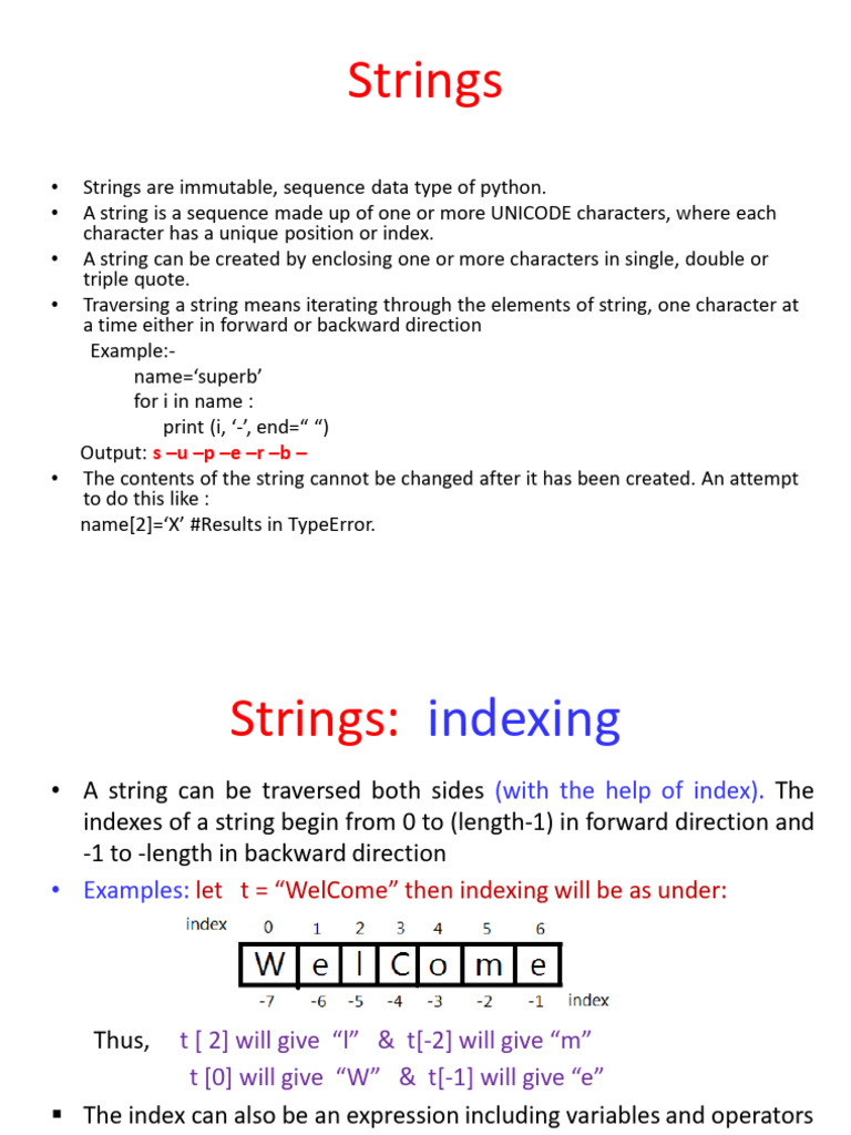 05 Strings | PDF | Software Engineering | Computer Programming