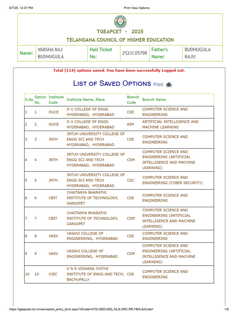 Varsha Raj Eamcet3 Anand | PDF | Computer Science | Science