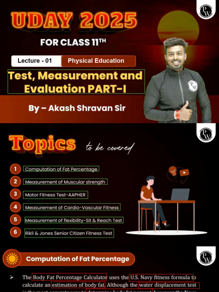 Test, Measurement & Evaluation 01 _ Class Notes | PDF