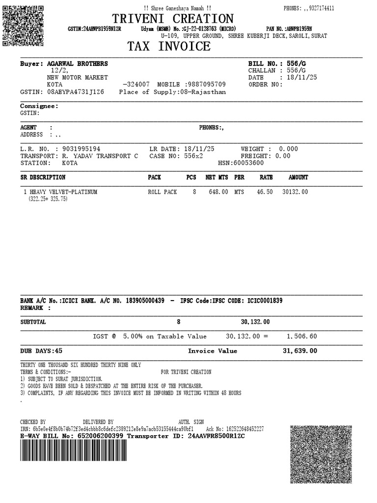 556g Agarwal Brothers | PDF | Taxes | Government Finances