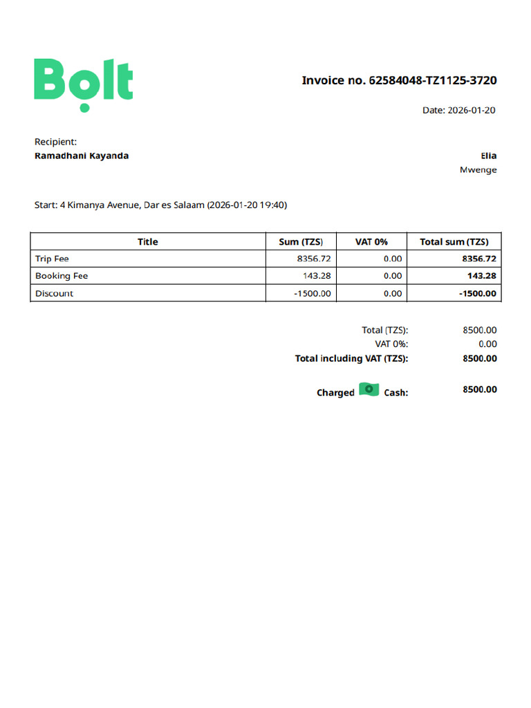 Bolt Invoice01 | PDF