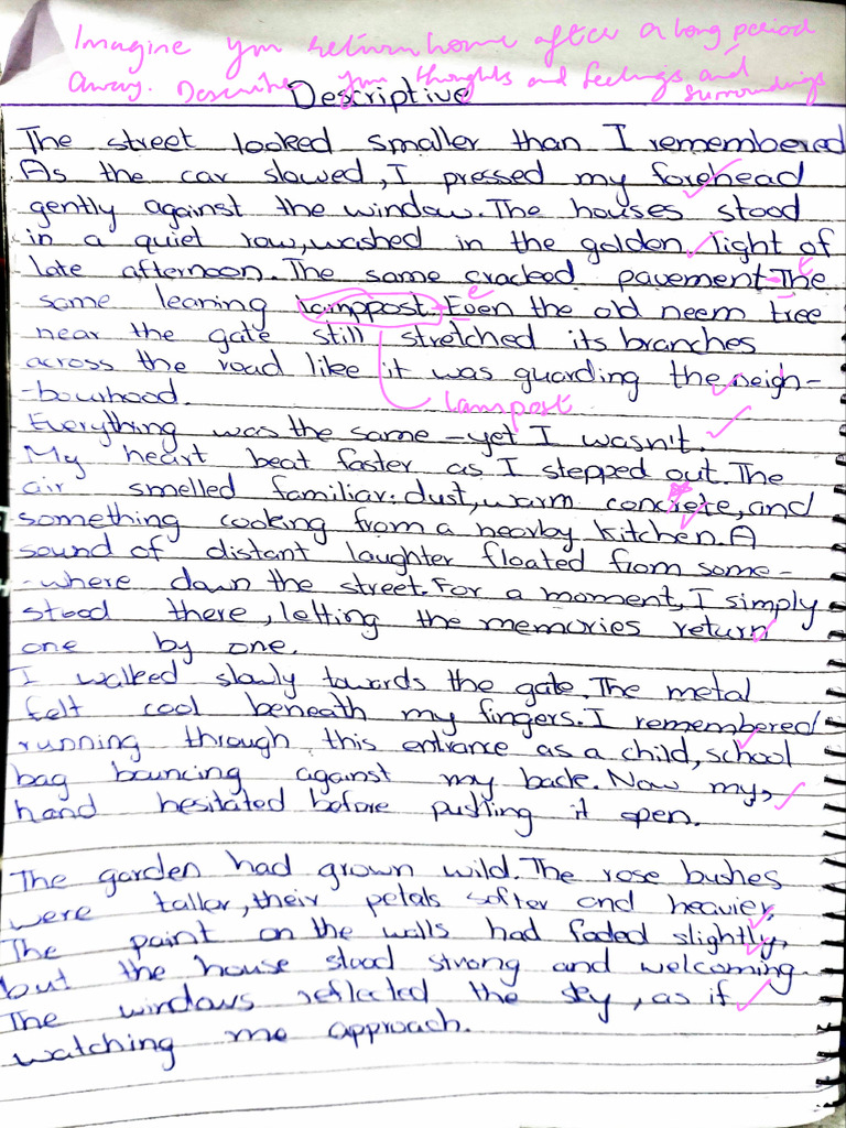 Descriptive Writing | PDF