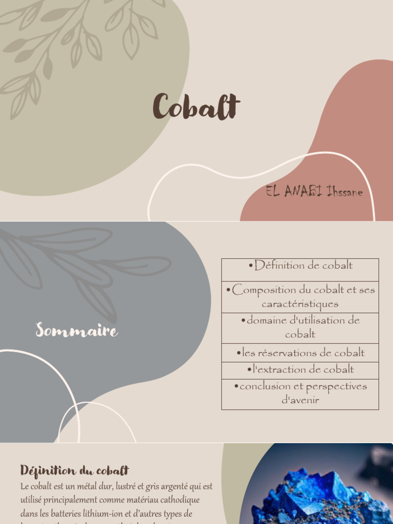 Cobalt | PDF | Cobalt | Métaux