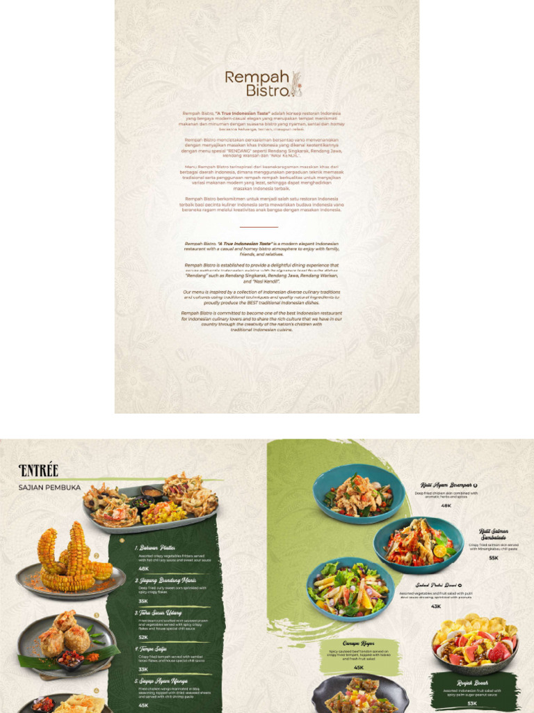 Rempah Bistro 2026 E-Menu | PDF