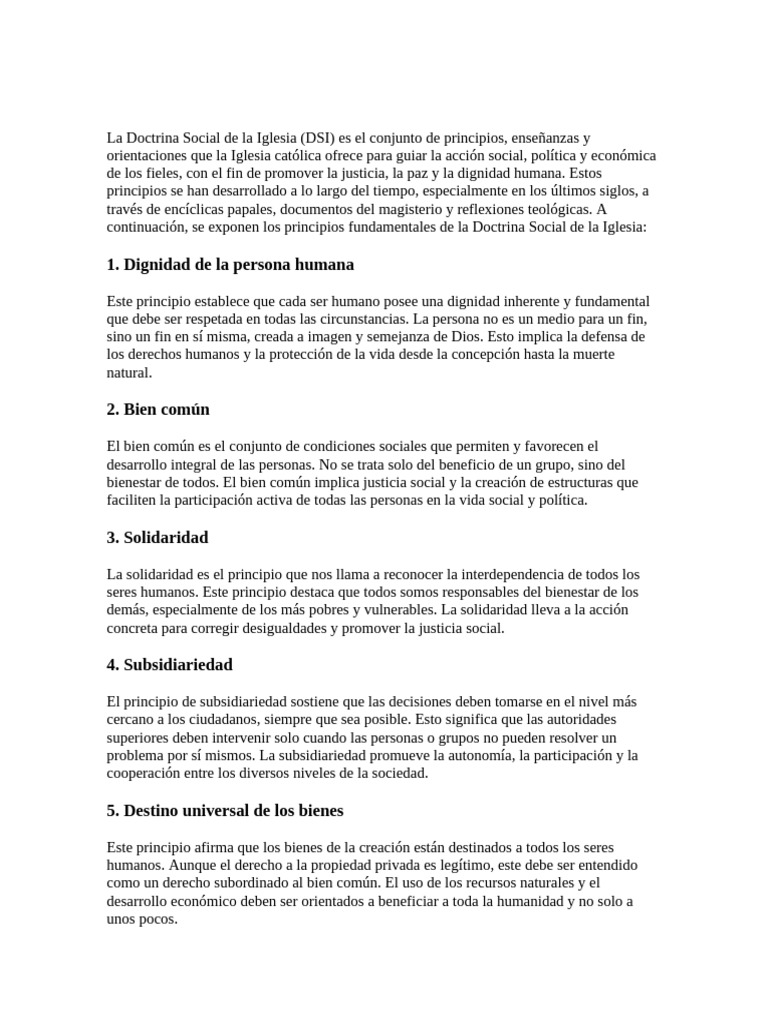 La Doctrina Social de La Iglesia | PDF | Justicia social | Doctrina ...