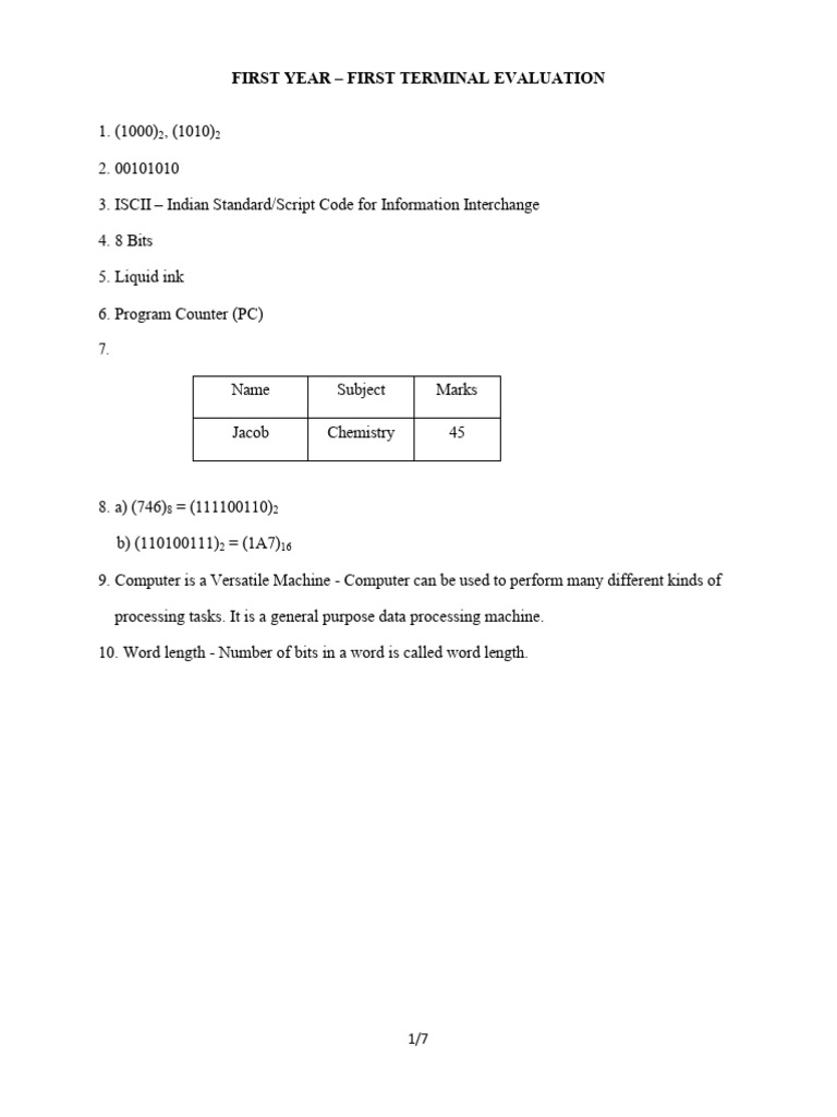 First Terminal Solution | PDF | Computer Data Storage | Programming