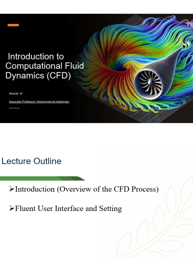 MSE134 01 CFD Introduction To CFD | PDF | Computational Fluid Dynamics ...