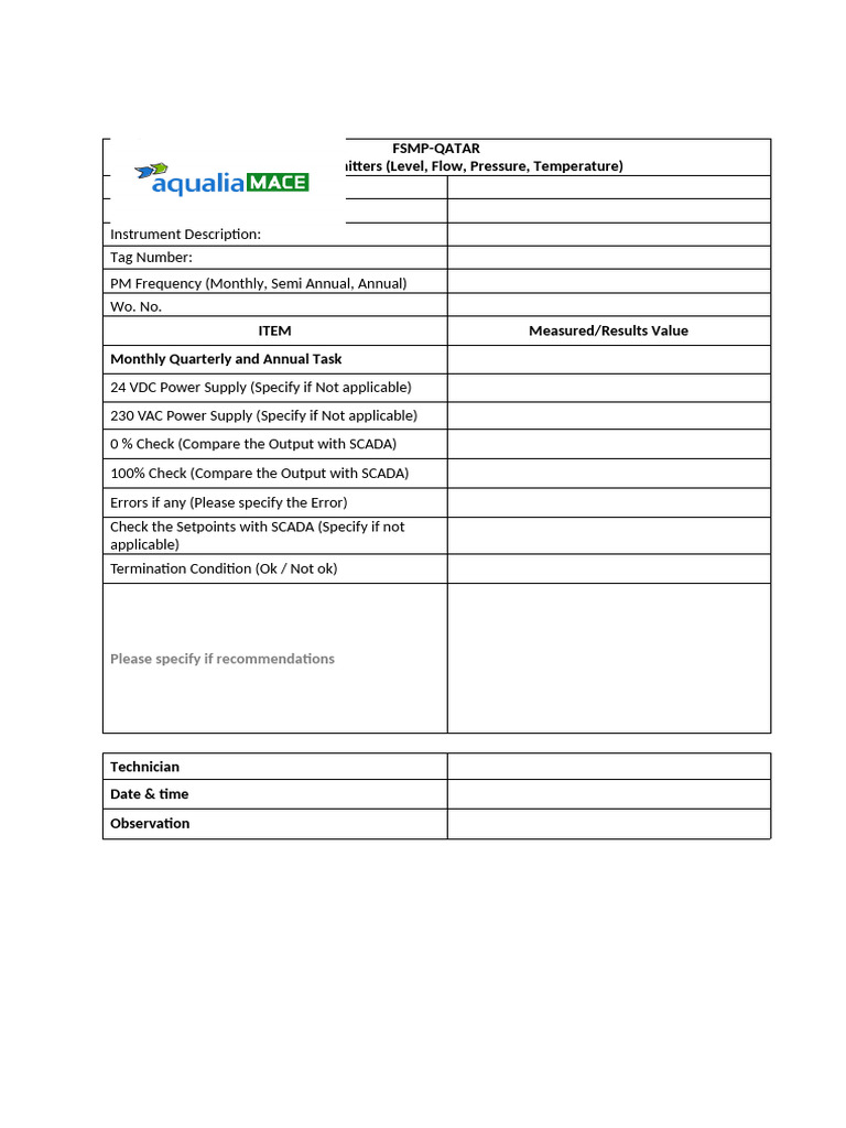 2. FSMP - Instruments Transmitters | PDF