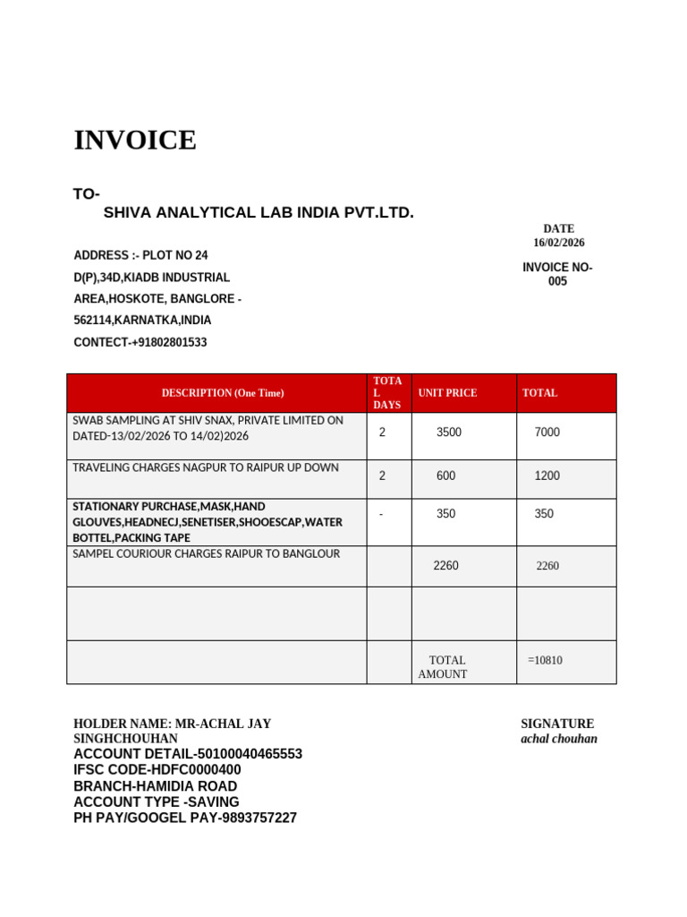 Raipur Shiv Snax Invoices (1) | PDF