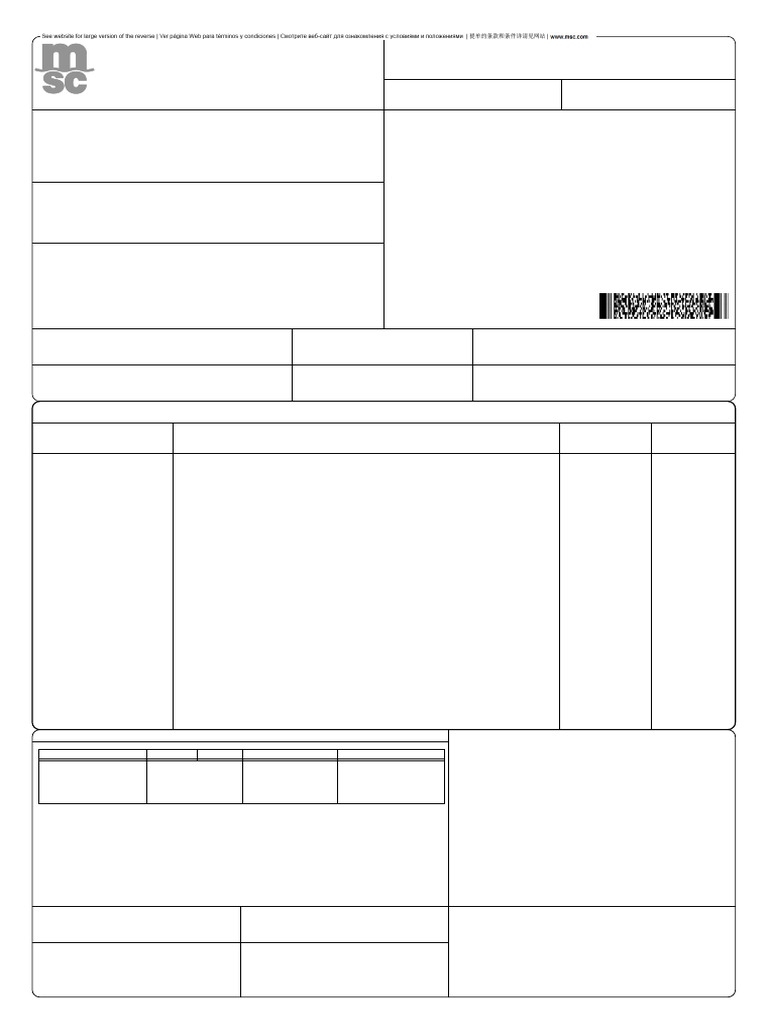 Document (6) | PDF | Bill Of Lading | Cargo