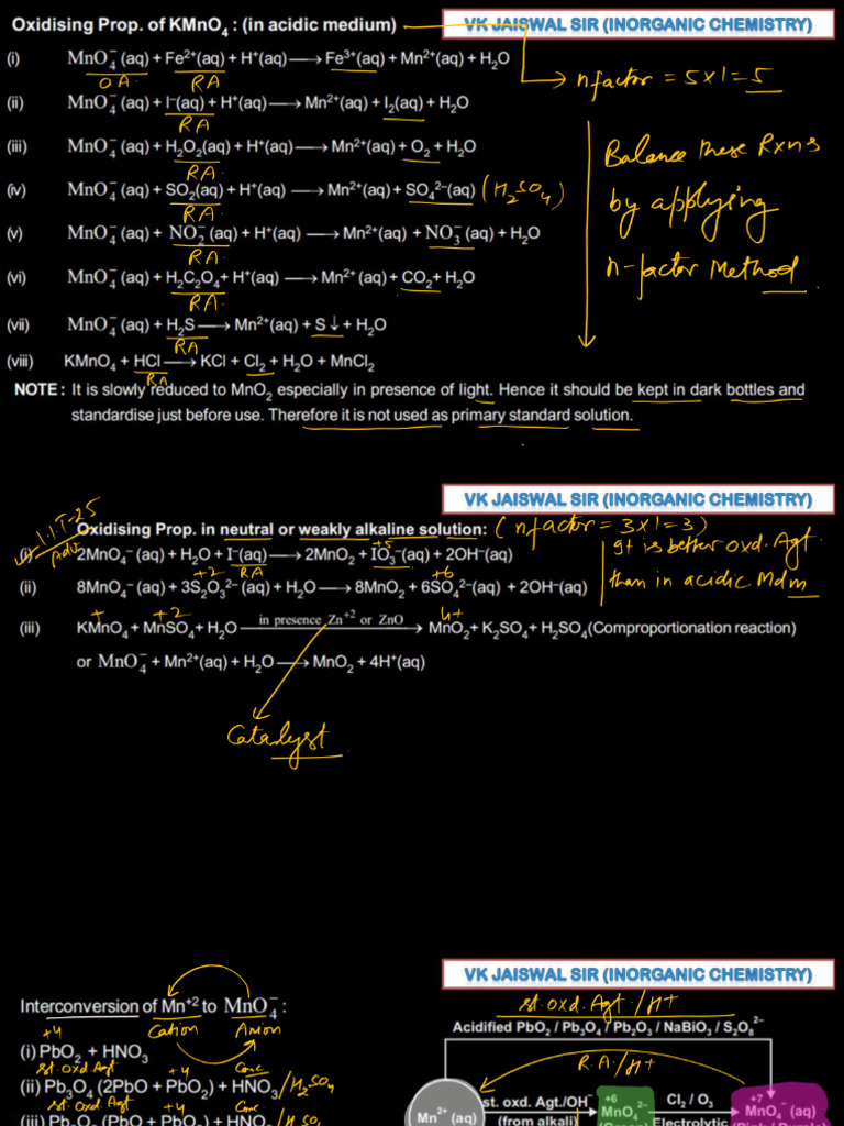 D & F - Block Elements - L-04 (Class Notes) - F - Block Elements | PDF